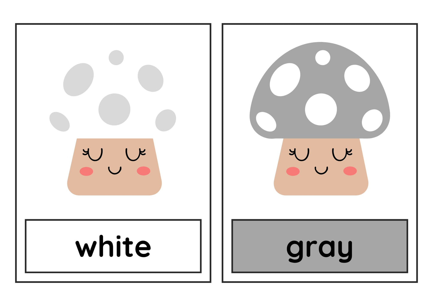 Colour Name Flashcards