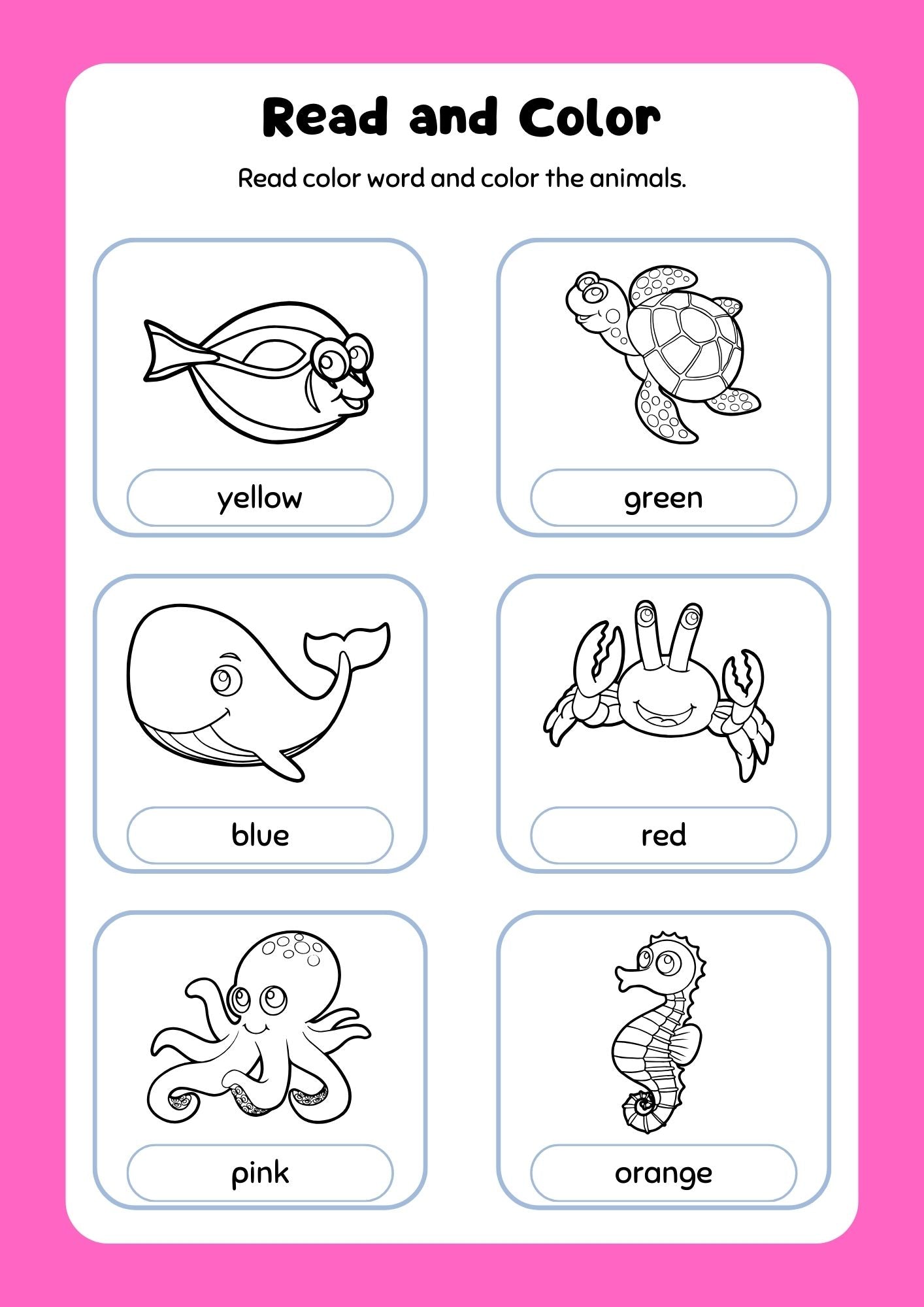 Animals Activity Workbook