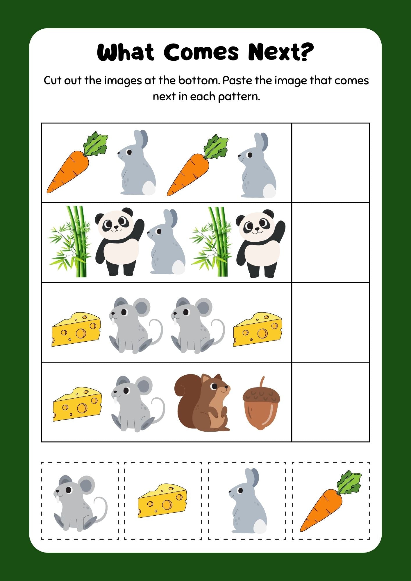 Animals Activity Workbook