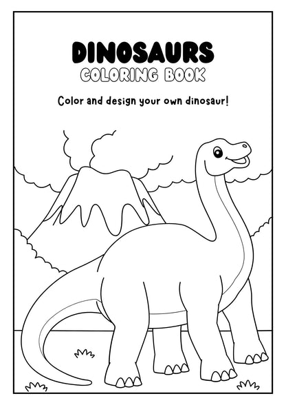 Dinosaurs Activity Coloring Book