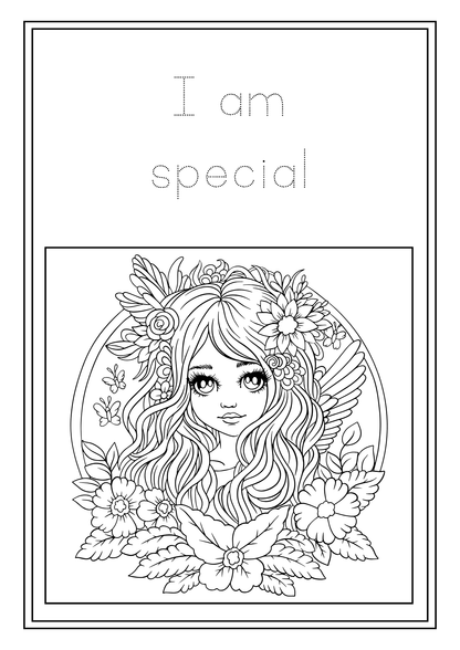 Fairy Affirmations Colouring Book