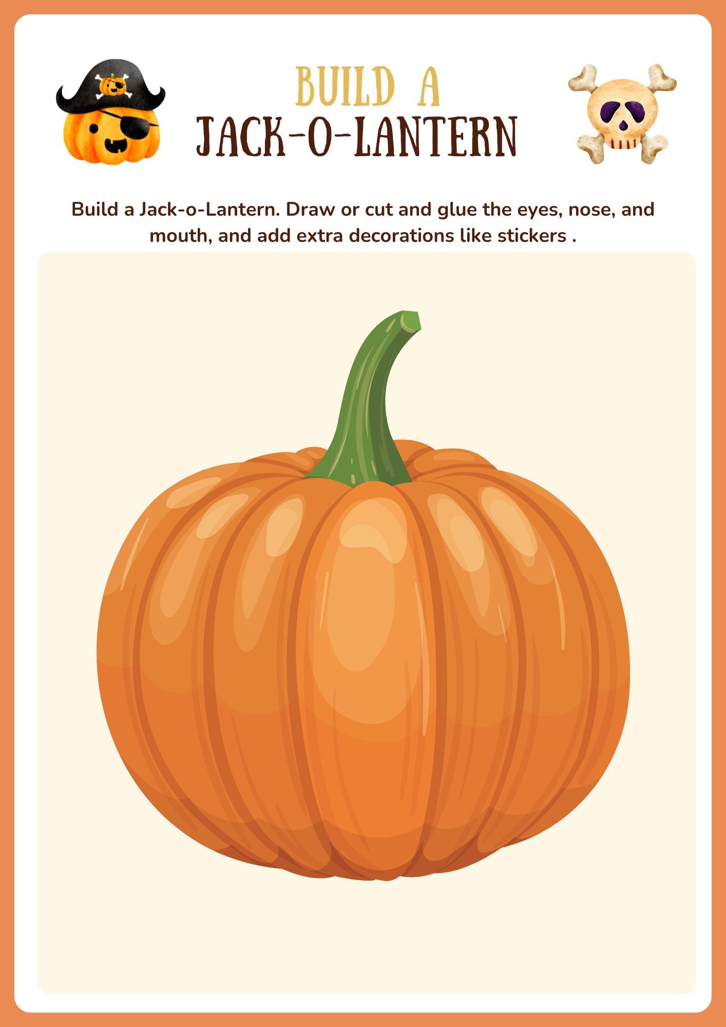 Halloween Activity Book For Kids