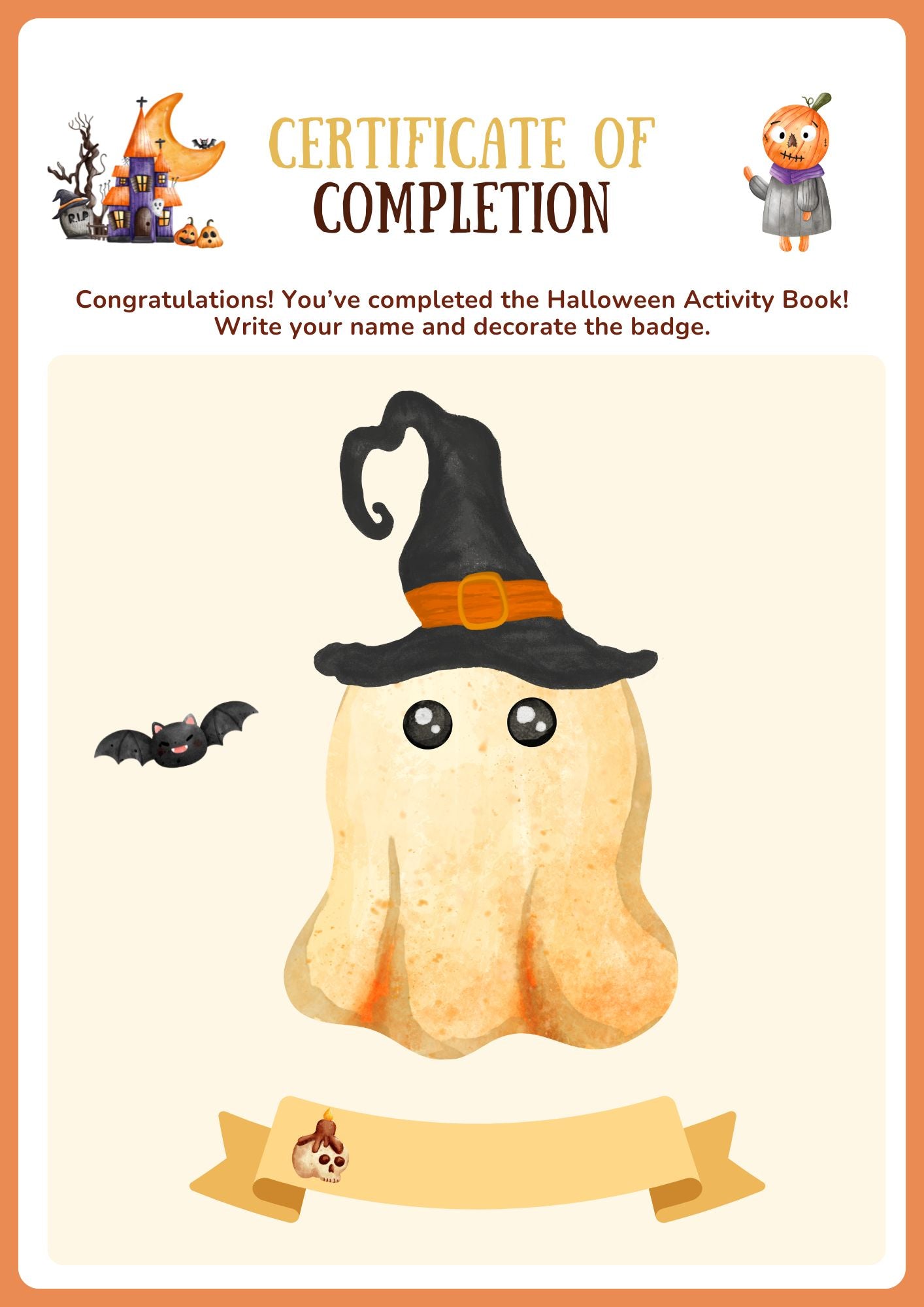Halloween Activity Workbook