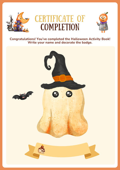 Halloween Activity Workbook