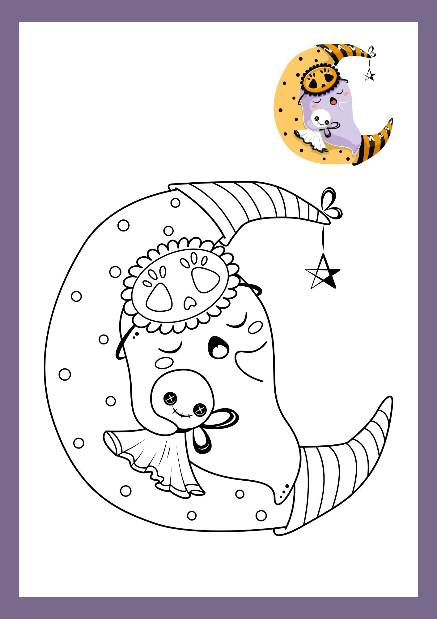 Halloween Characters Colouring Book – 11 Pages of Spooky Fun