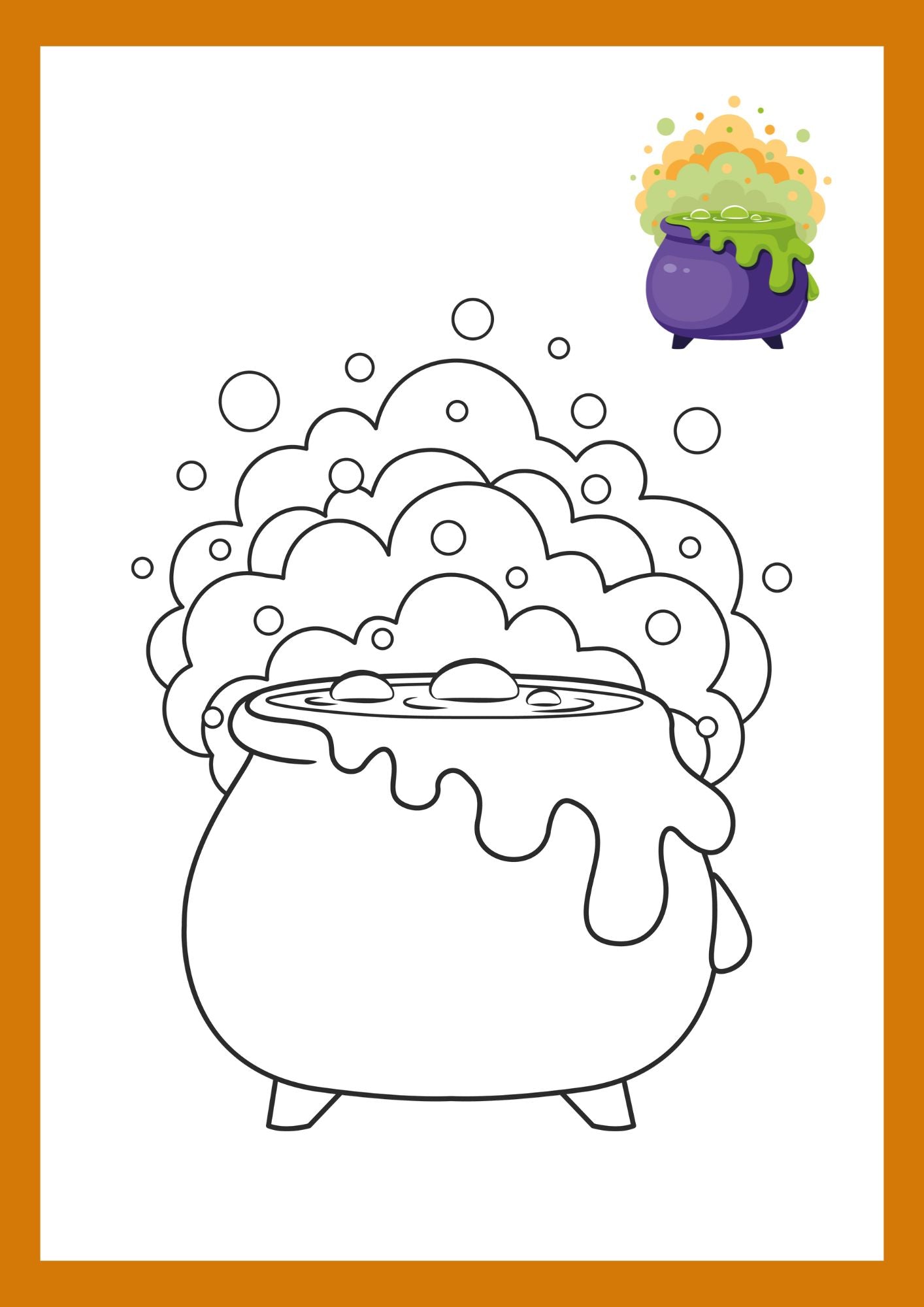 Halloween Characters Colouring Book – 11 Pages of Spooky Fun