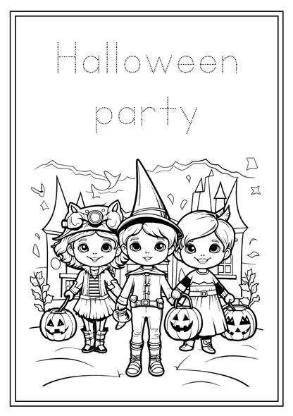 Halloween Colouring Book
