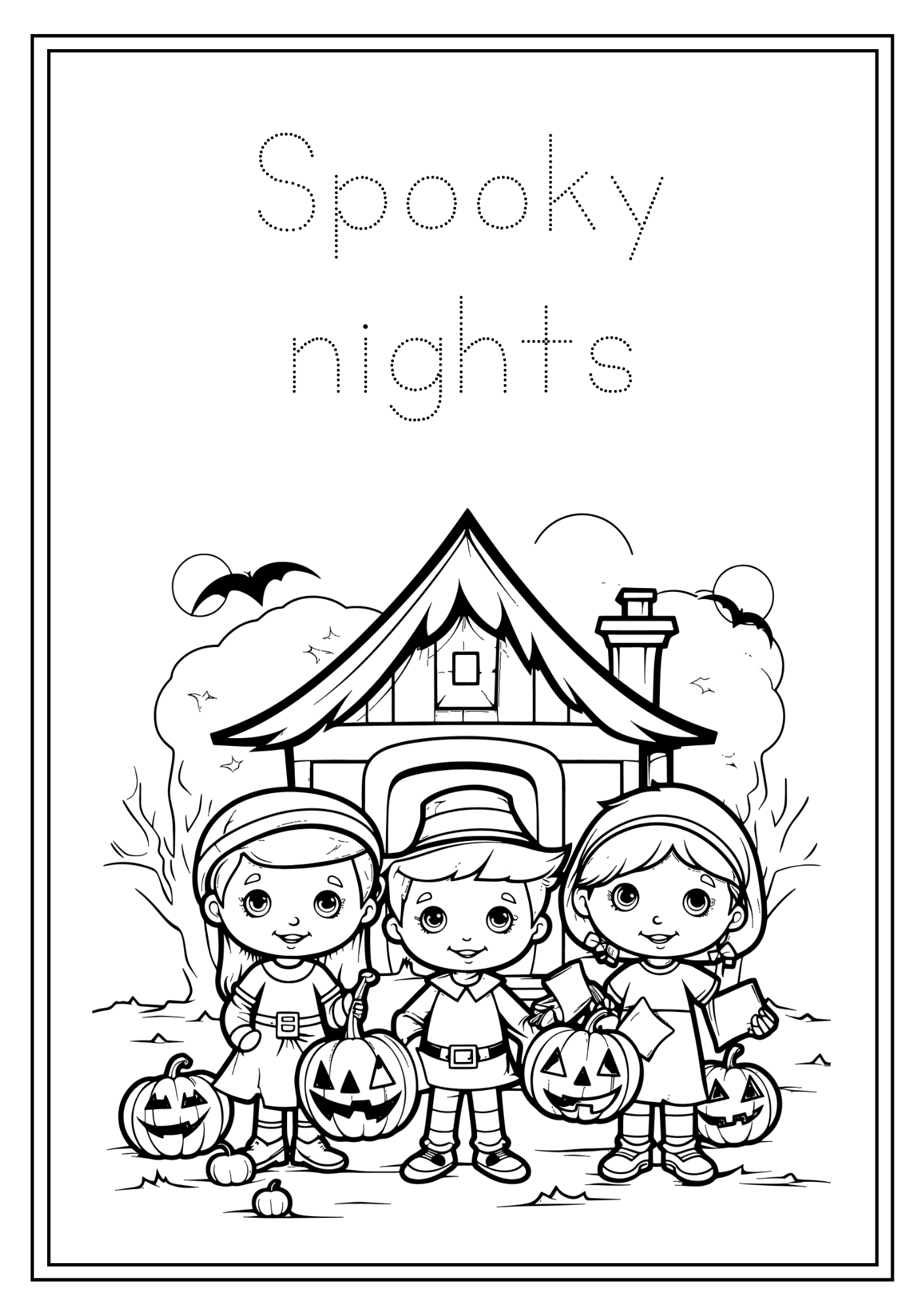 Halloween Colouring Book