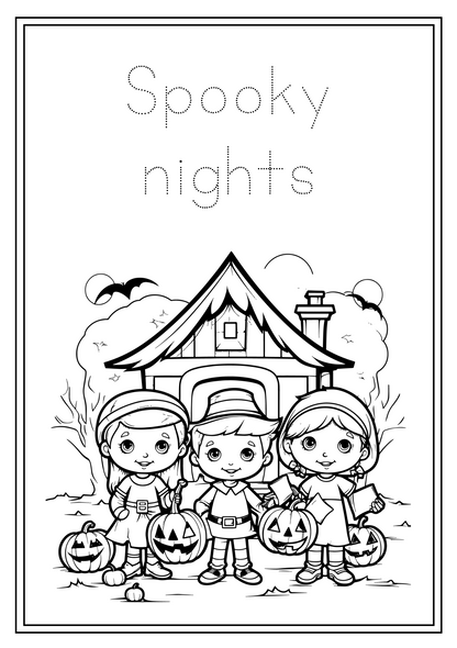 Halloween Colouring Book