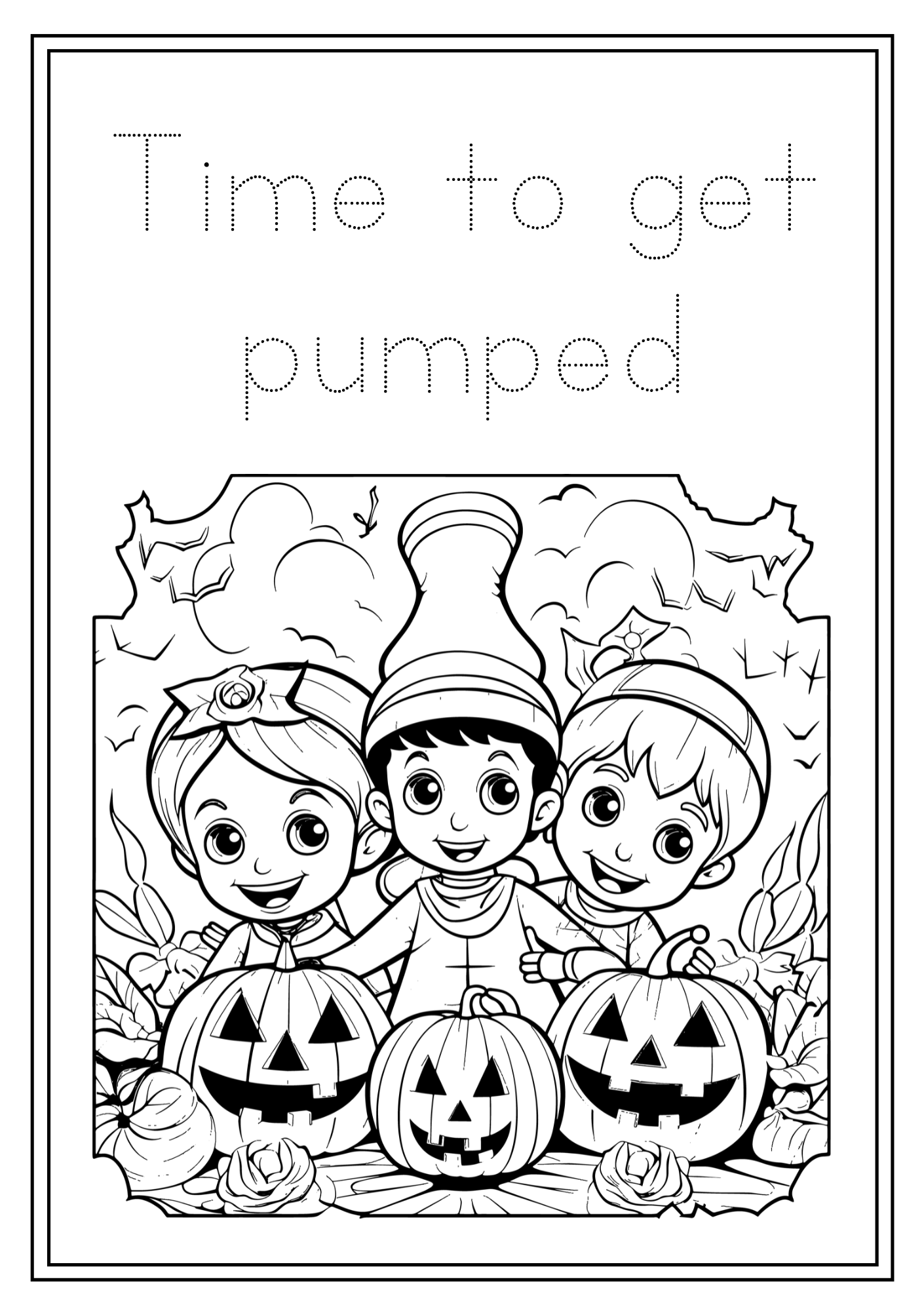 Halloween Colouring Book