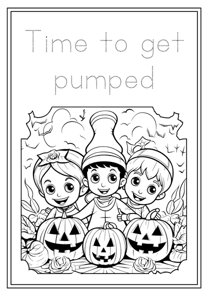 Halloween Colouring Book