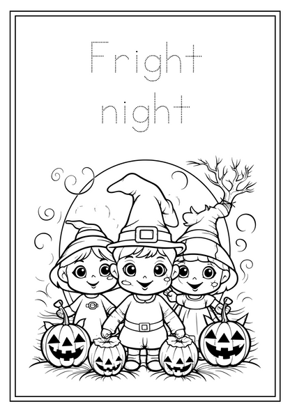 Halloween Colouring Book