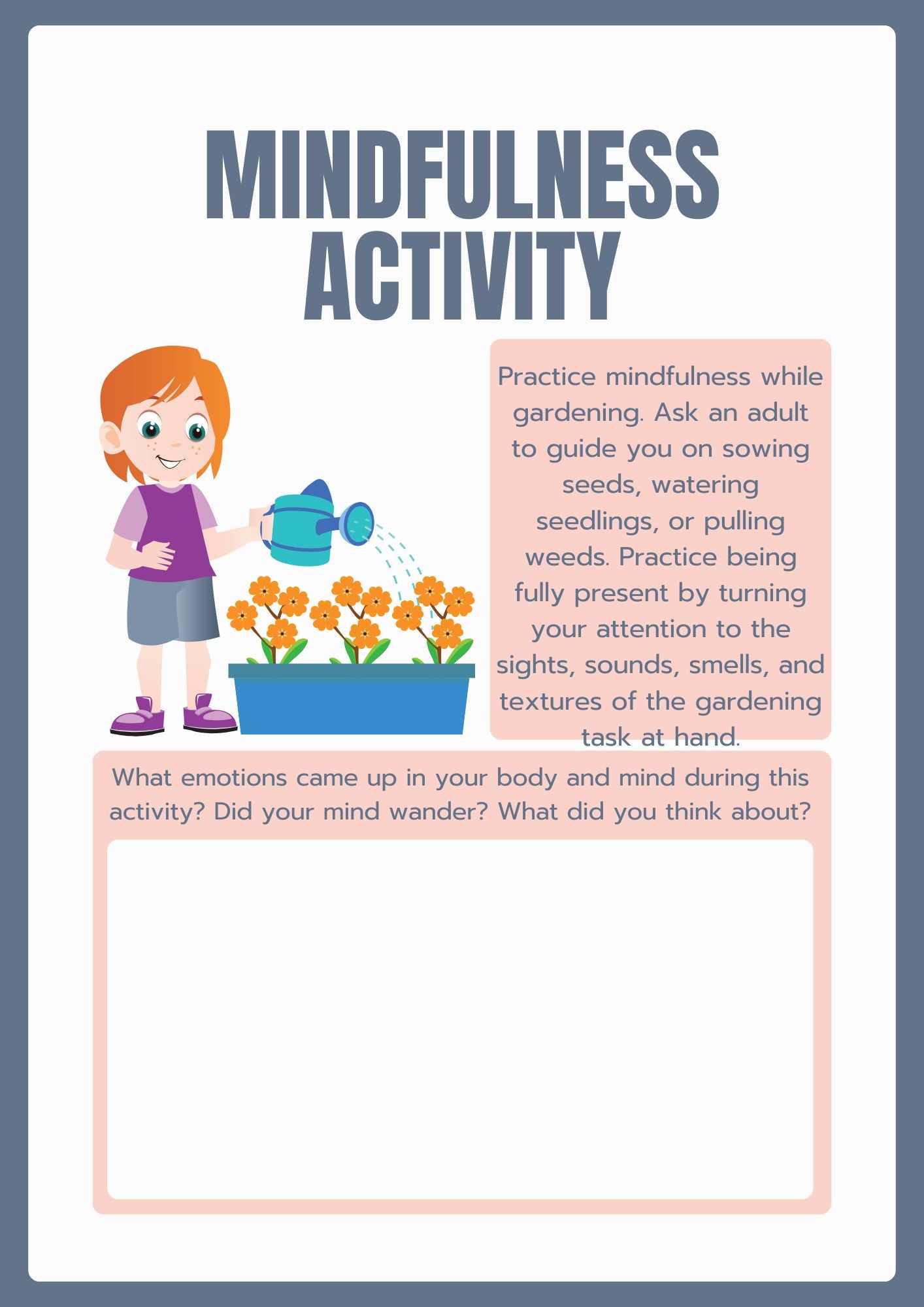 Mindfulness Activity Workbook