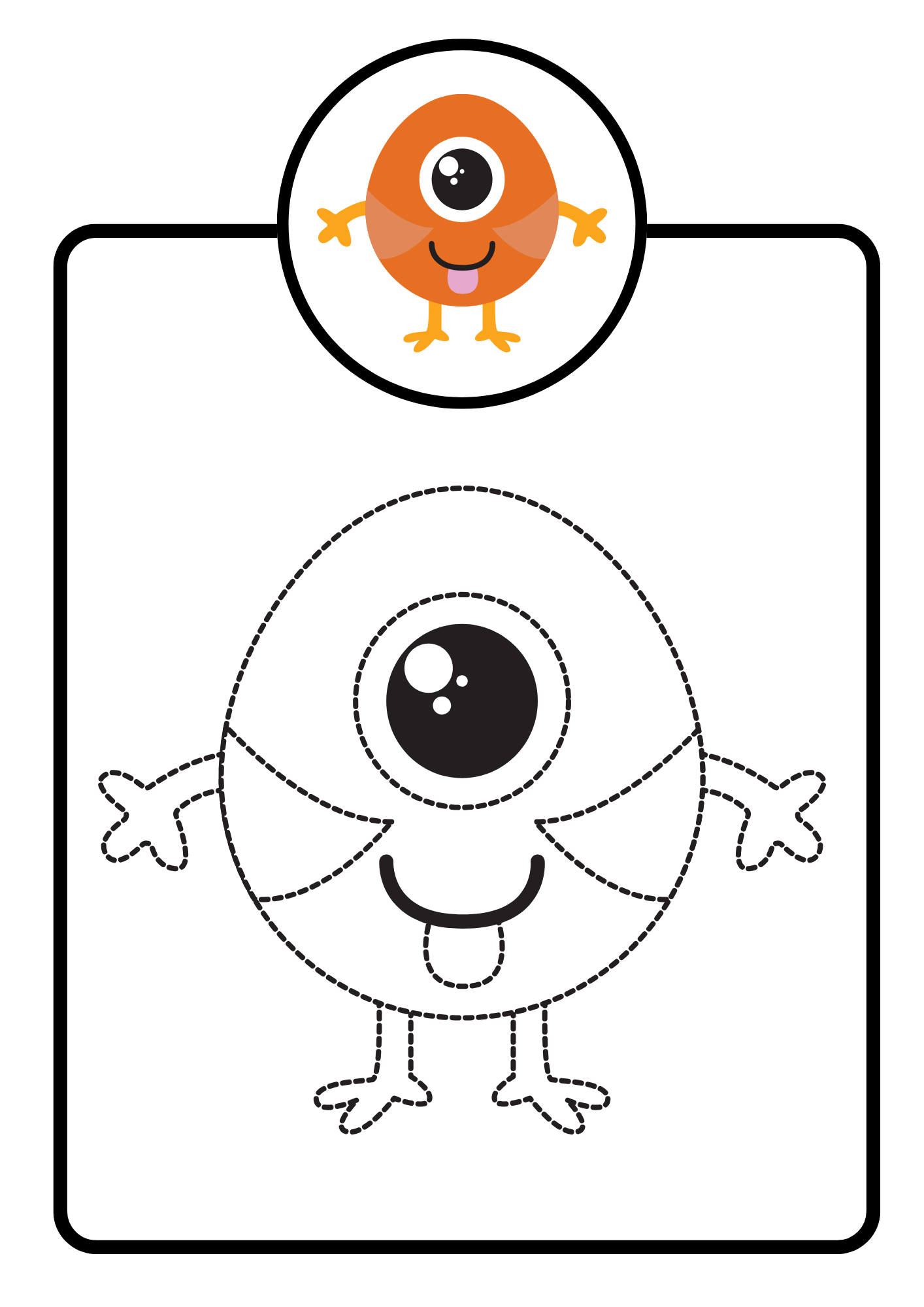 Monsters Colour and Trace Colouring Book