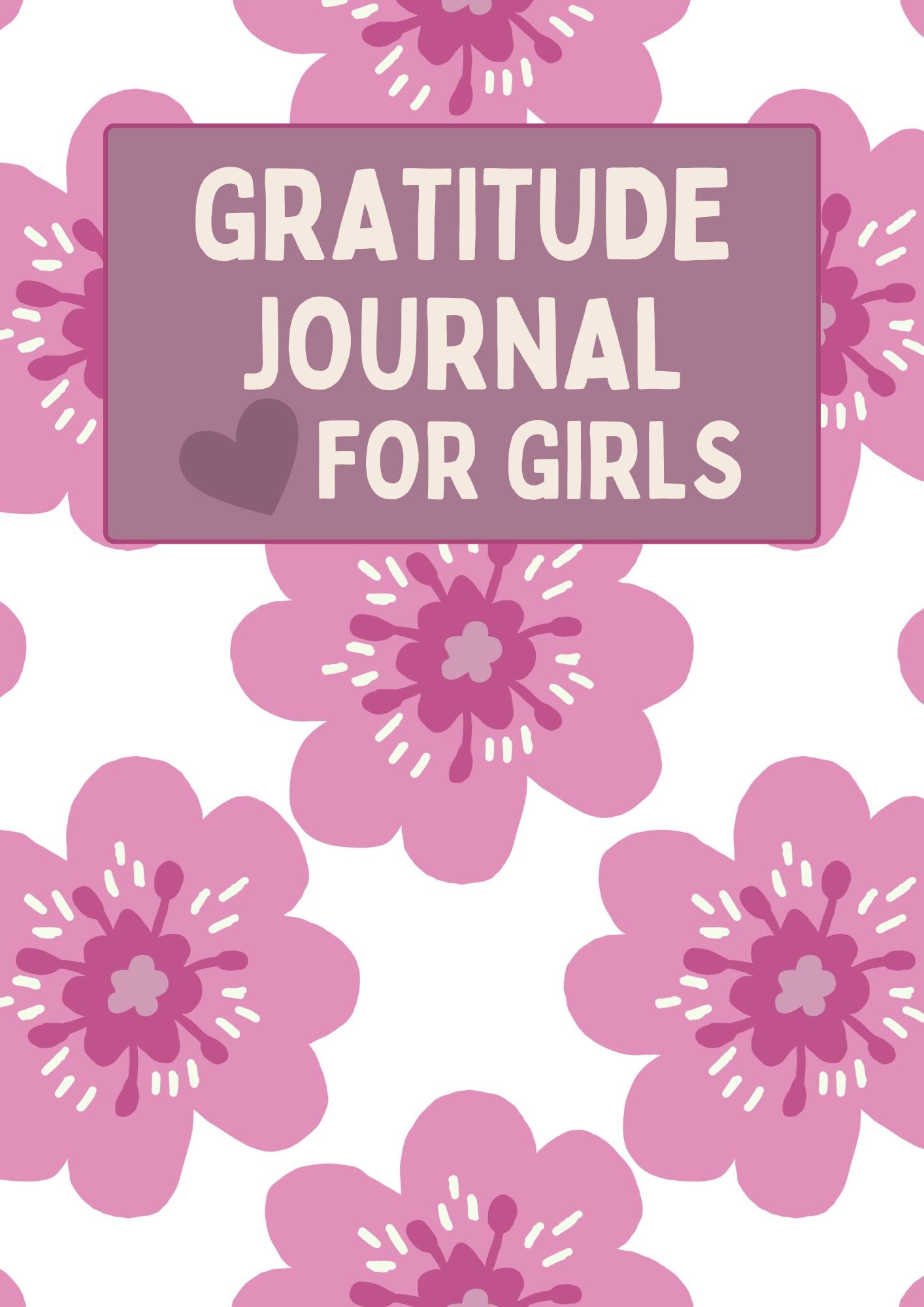 Gratitude Journal for Girls – 17 Colourful Pages of Positivity and Reflection