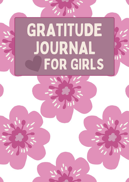 Gratitude Journal for Girls – 17 Colourful Pages of Positivity and Reflection