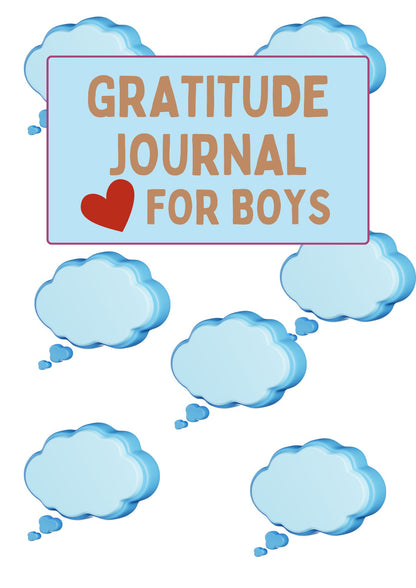 Gratitude Journal for Boys – 17 Colourful Pages of Positivity and Reflection