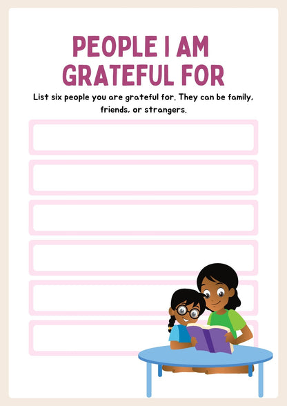 Gratitude Journal for Girls – 17 Colourful Pages of Positivity and Reflection