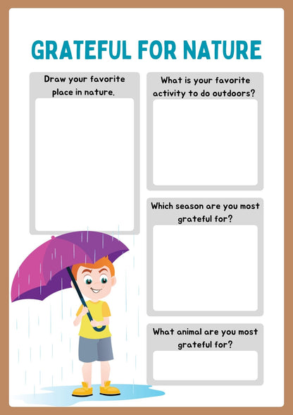 Gratitude Journal for Boys – 17 Colourful Pages of Positivity and Reflection