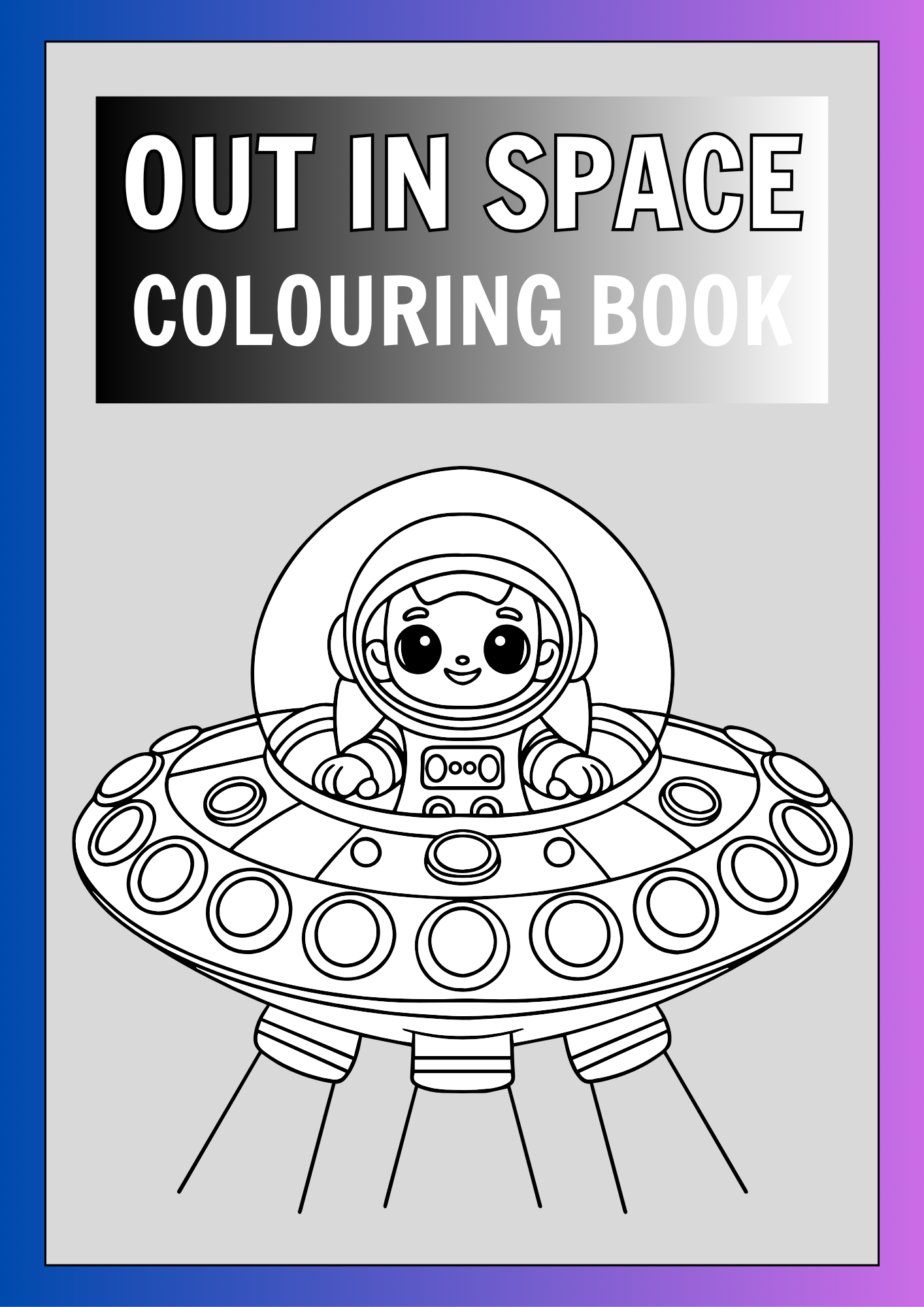Out of Space Colouring Book