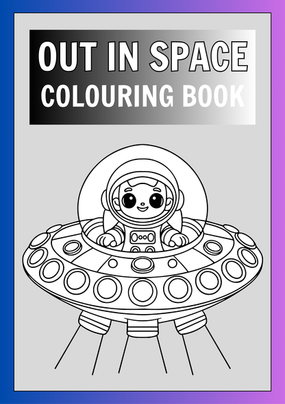 Out of Space Colouring Book
