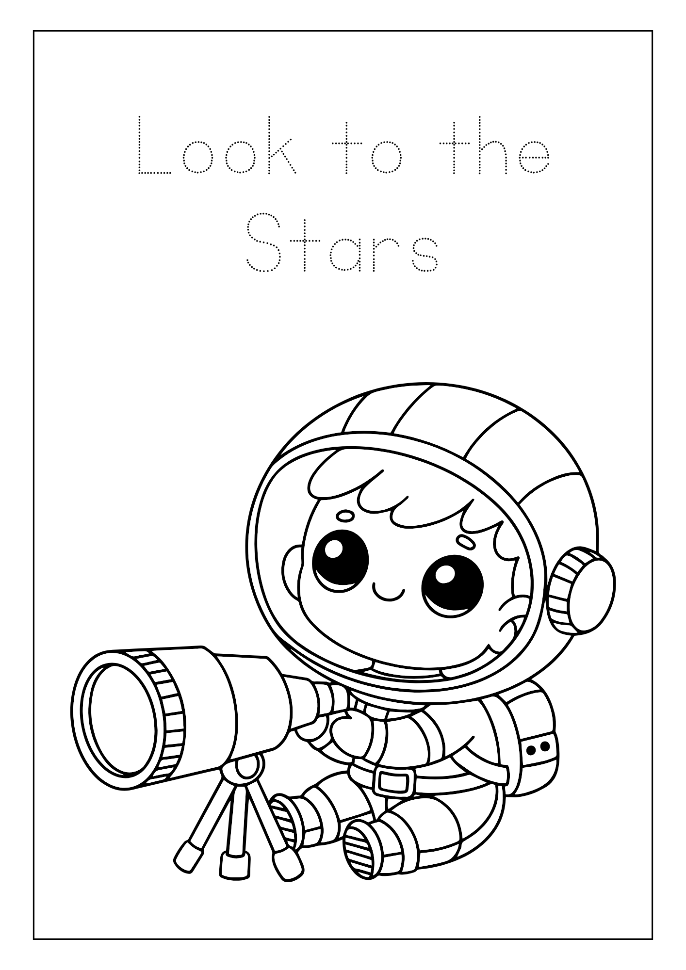 Out of Space Colouring Book
