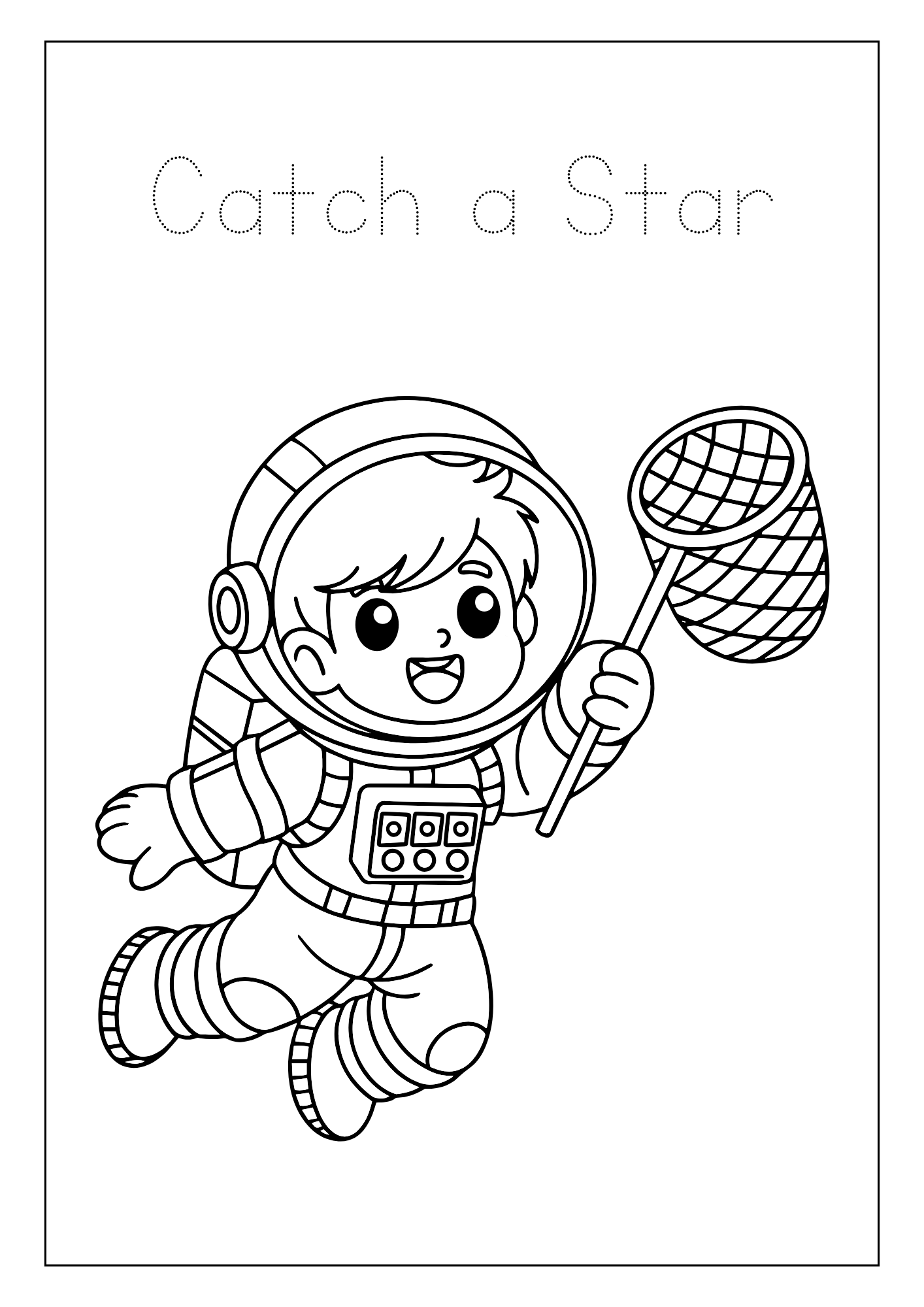 Out of Space Colouring Book