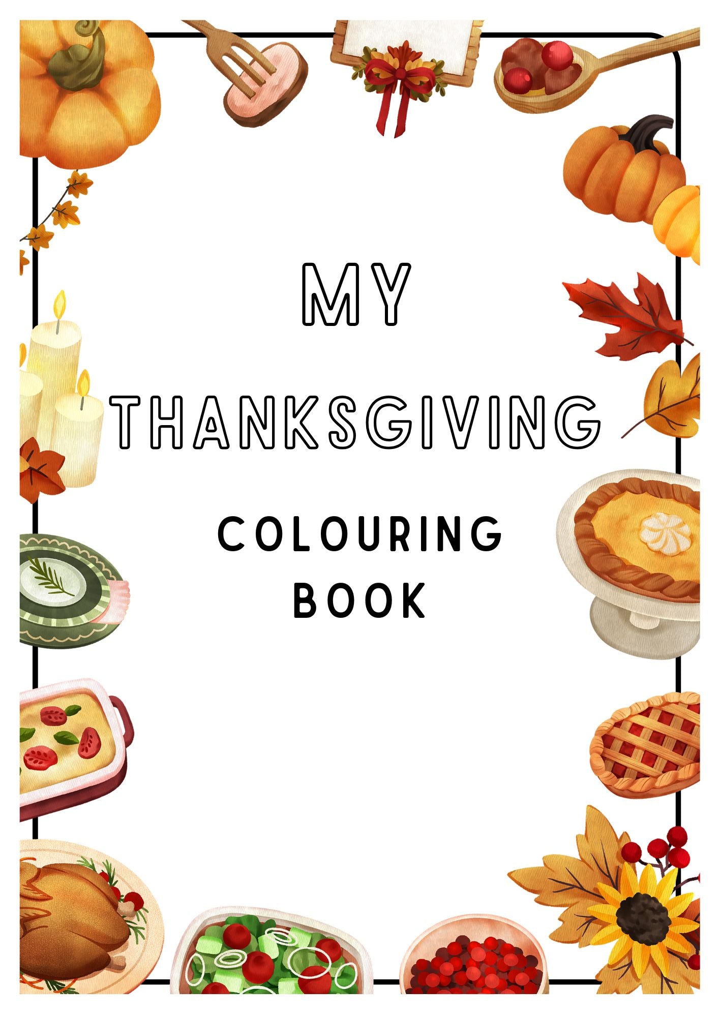 Thanksgiving Colouring Book