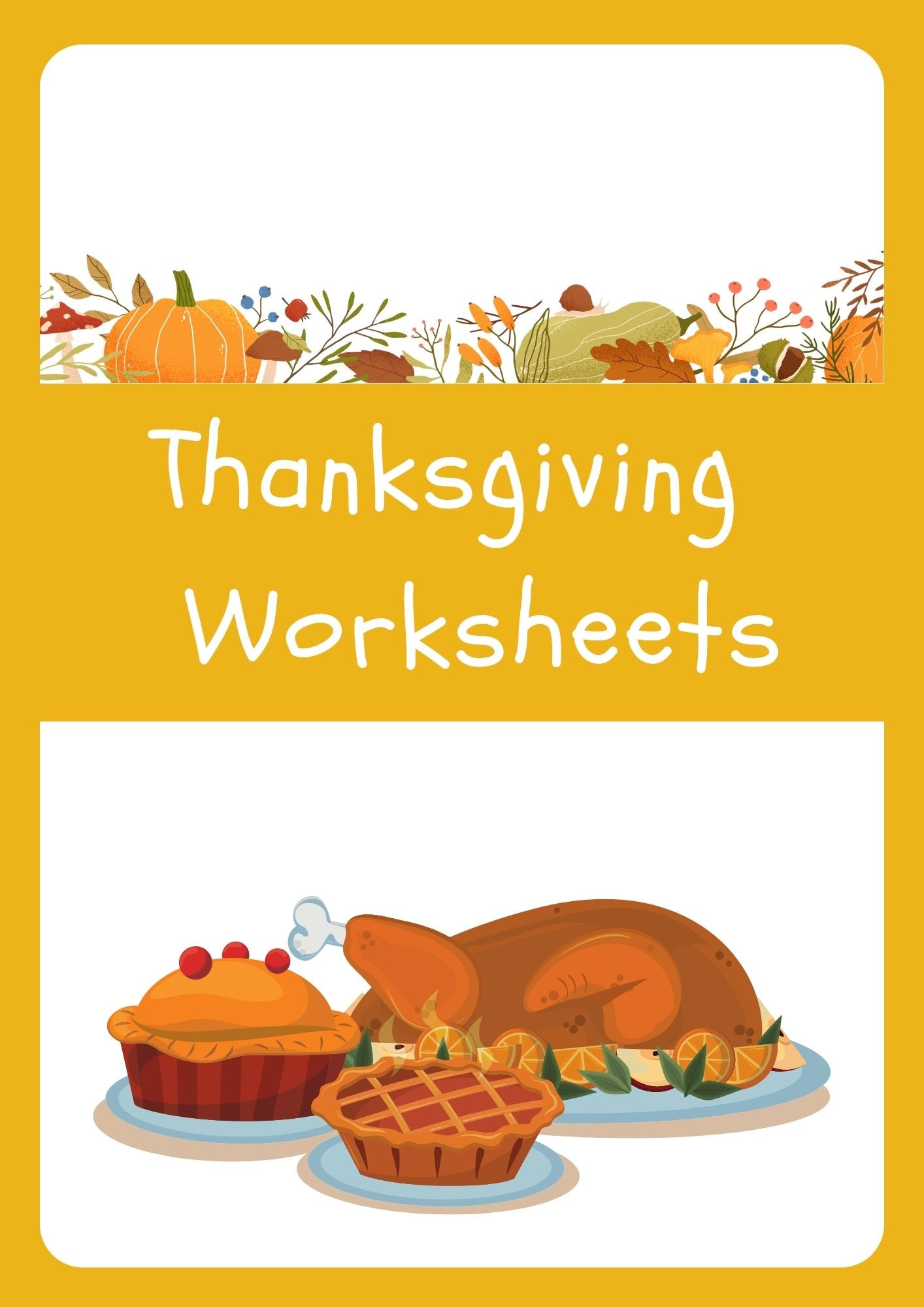 Thanksgiving Worksheets