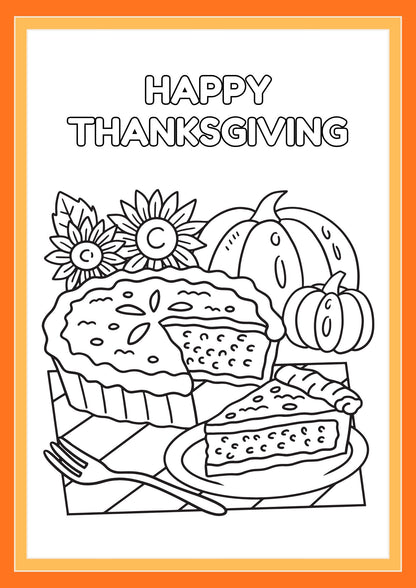 Thanksgiving Colouring Book