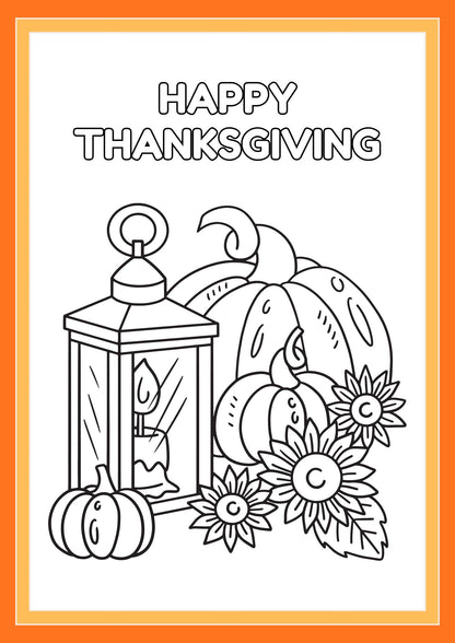 Thanksgiving Colouring Book