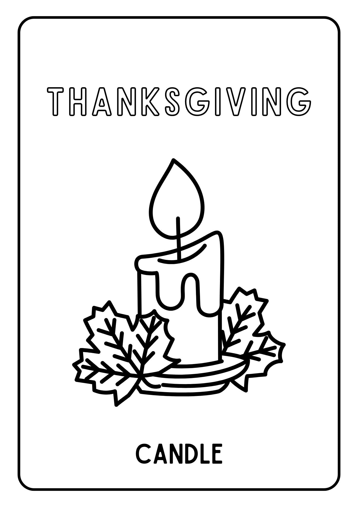 Thanksgiving Colouring Book