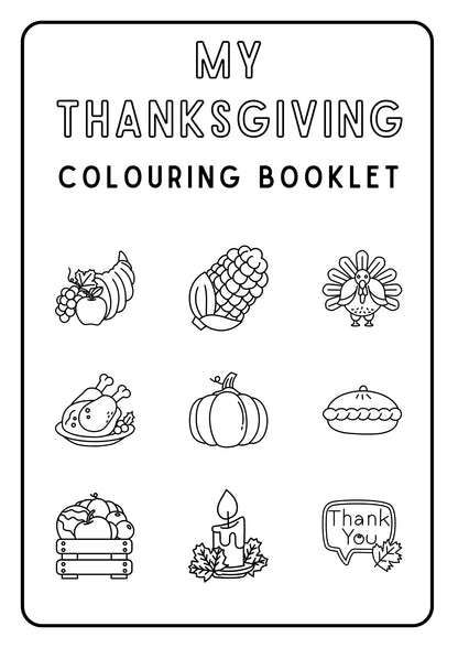 Thanksgiving Colouring Book