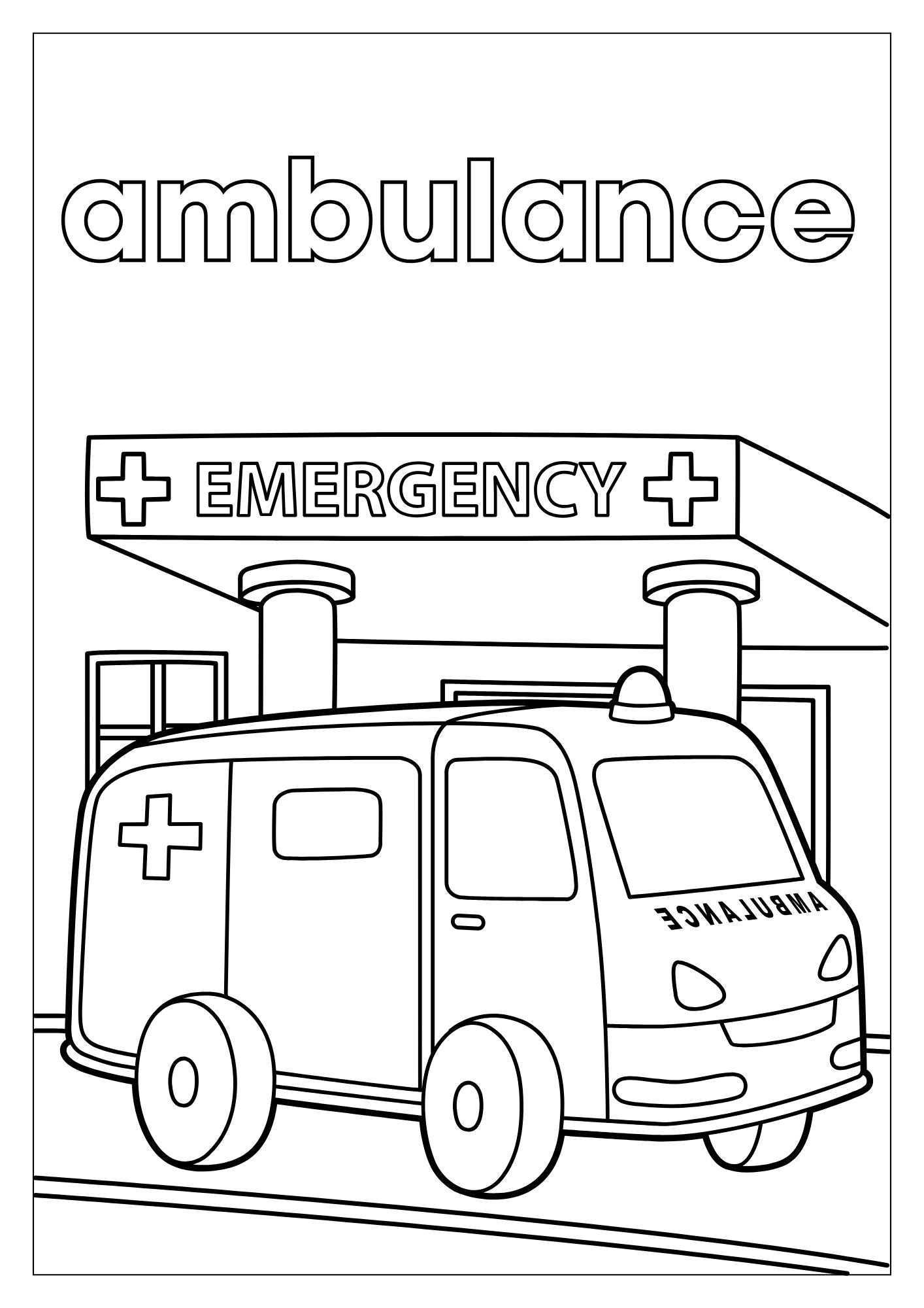 Transport Colouring Book